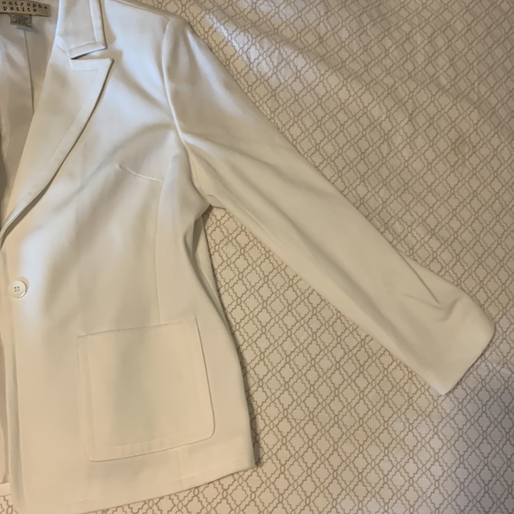 White Woman's Apostrophe Blazer - Picture 4 of 7